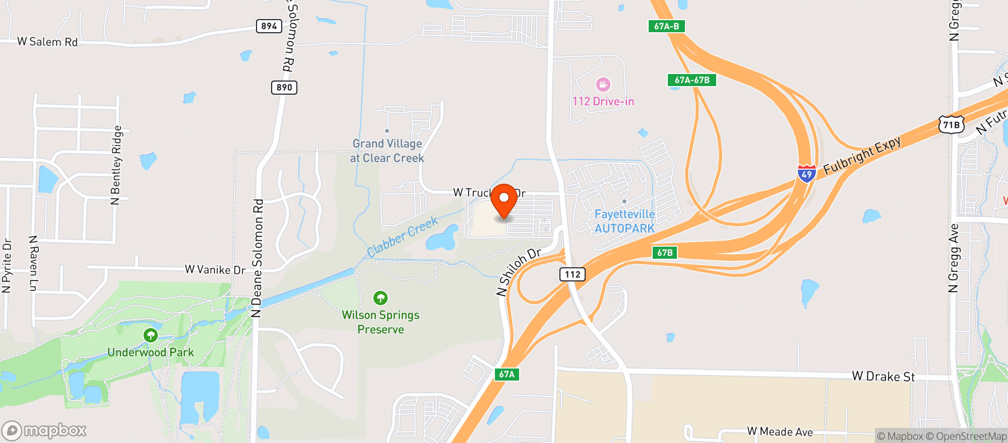 Map showing Sams Club Liquor #4754