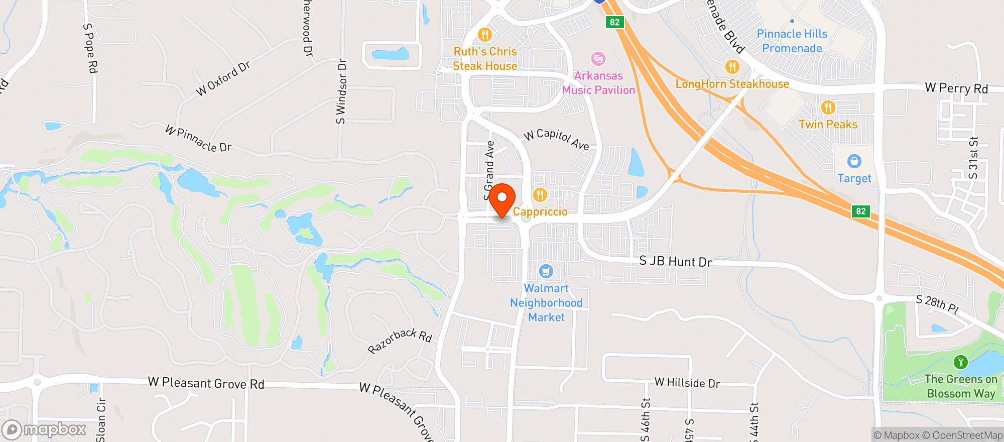 Map showing Tipsy Pig Wine & Spirits