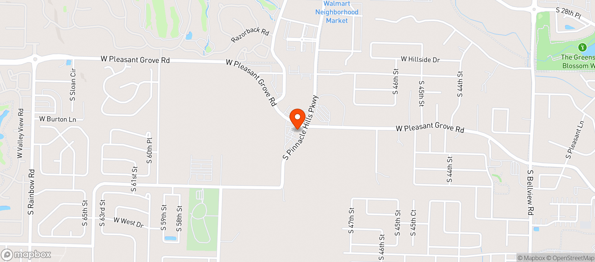 Map showing Maverik Country Store #5355