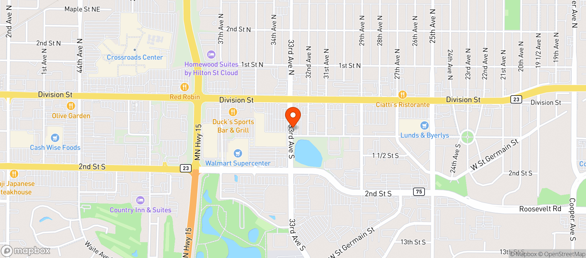 Map showing SMOKIN MONKEY