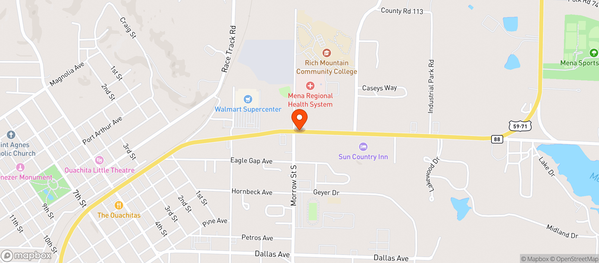 Map showing Poco's Beer, Wine & Spirits