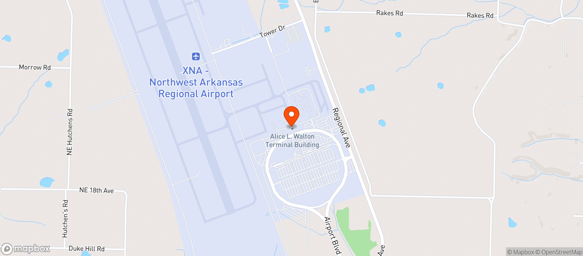 Map showing Smokewood American Grill