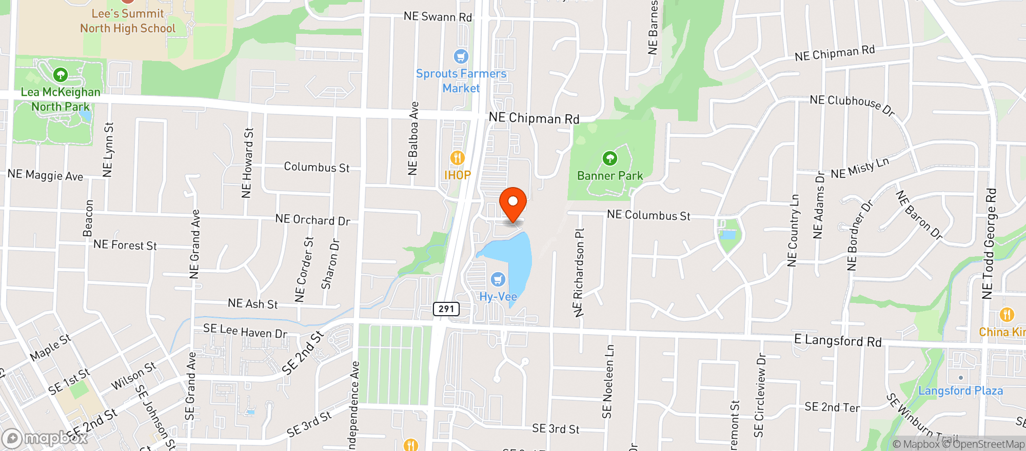 Map showing Diametric Brewing Company