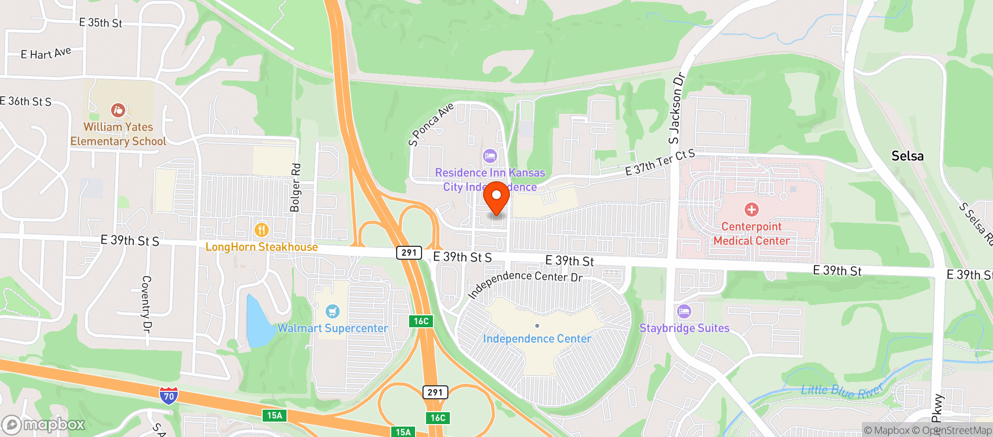 Map showing 54th Street Grill & Bar #6