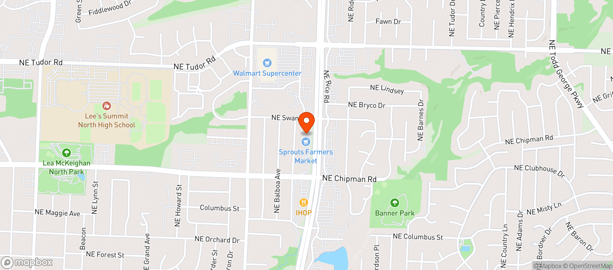 Map showing SPROUTS FARMERS MARKET