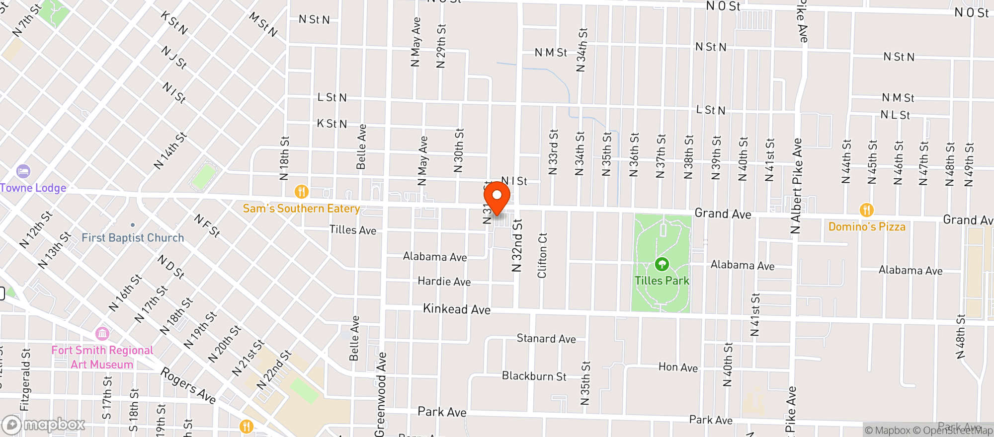 Map showing 10 Box Cost Plus