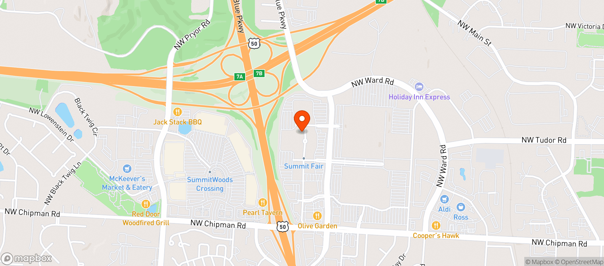 Map showing Craft Putt