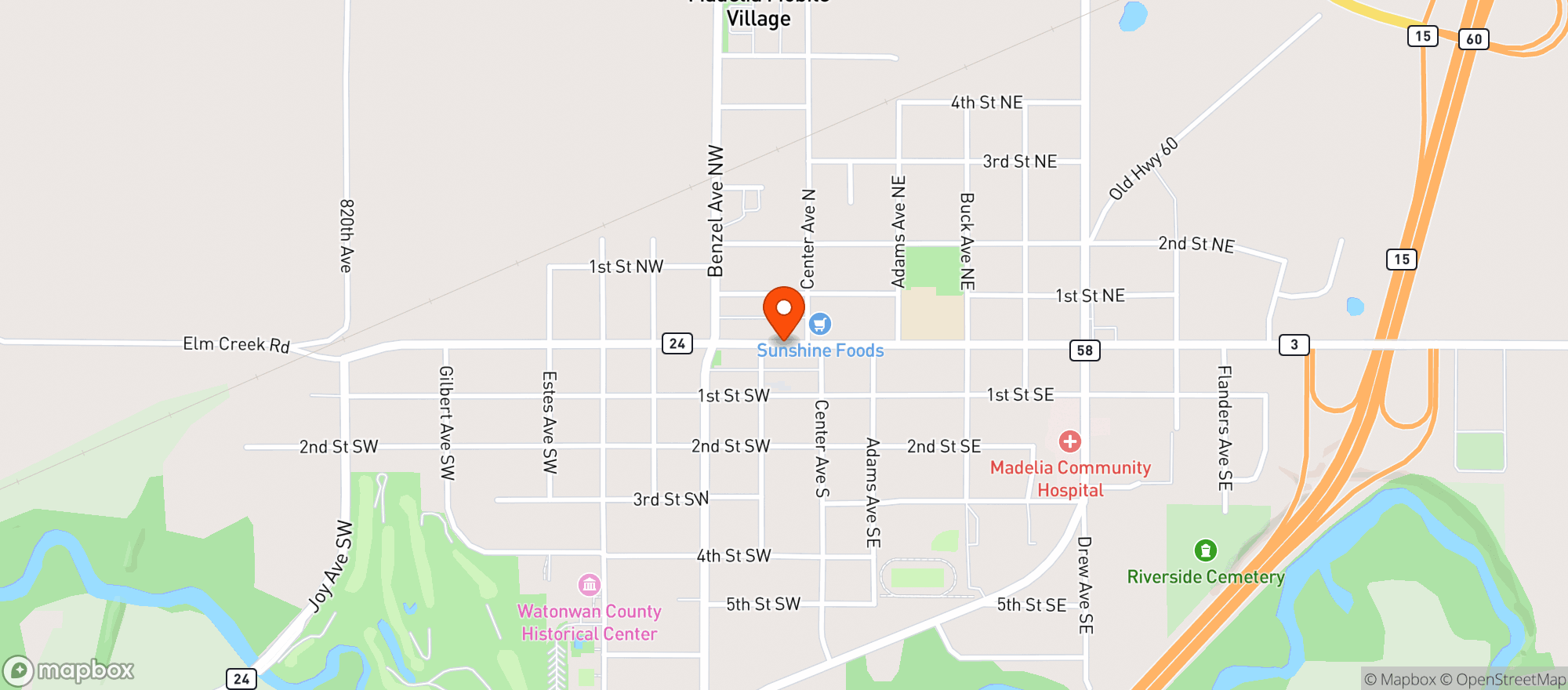 Map showing LA Plaza Fiesta
