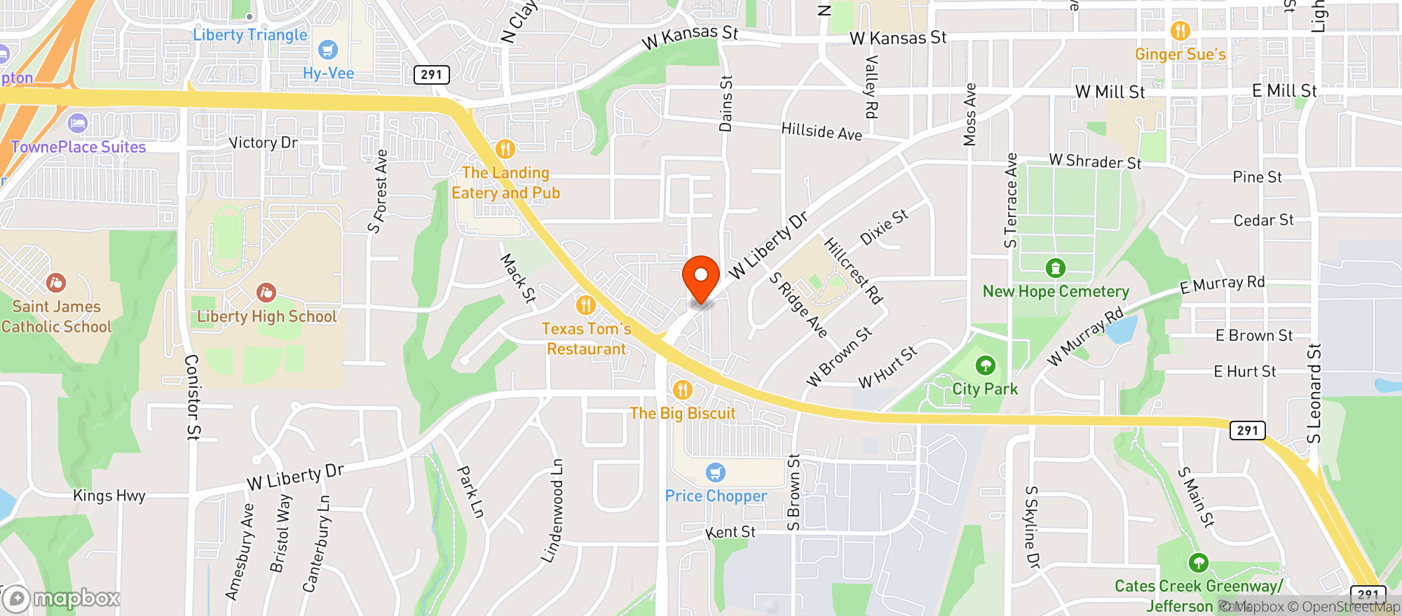 Map showing Rancho Grande