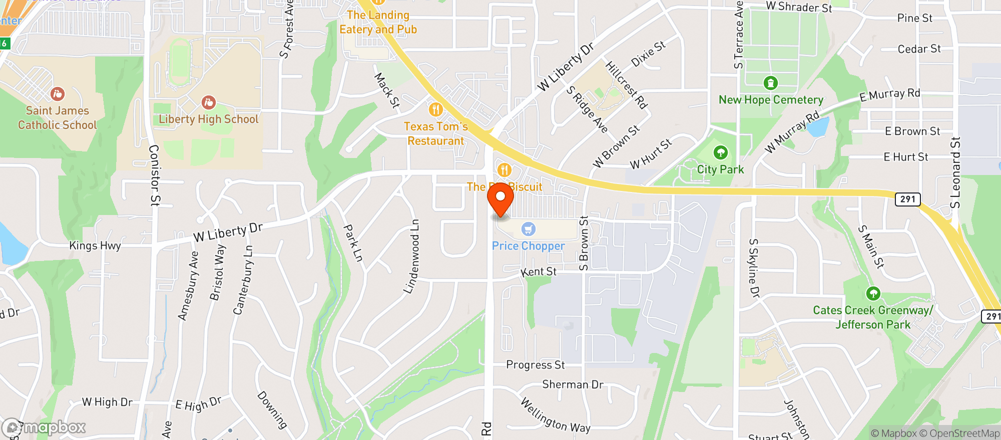 Map showing Gnc