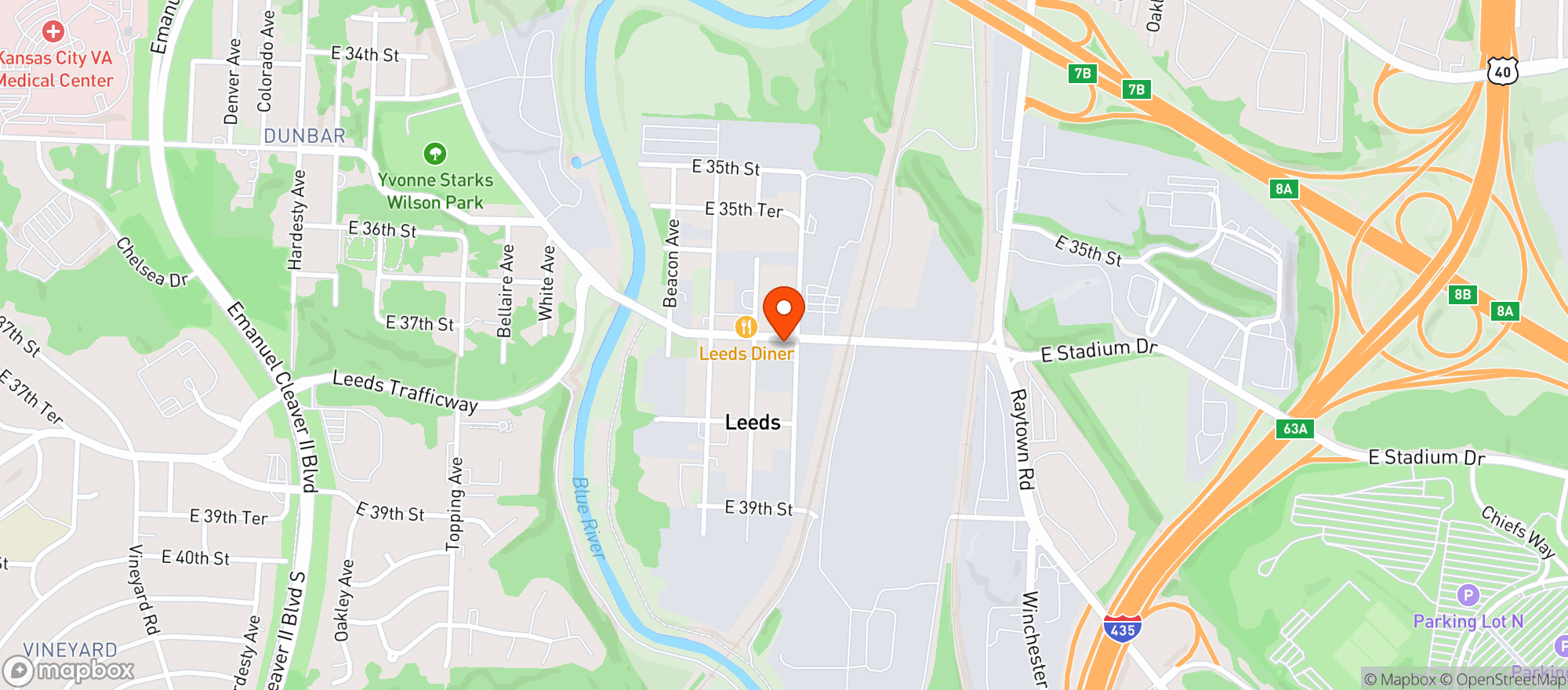 Map showing Farewell