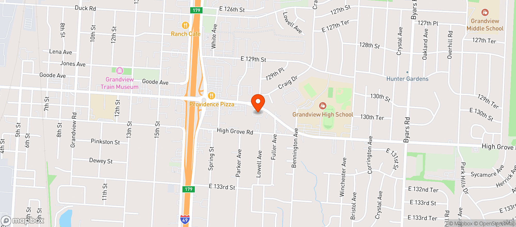 Map showing Favtrip Grandview