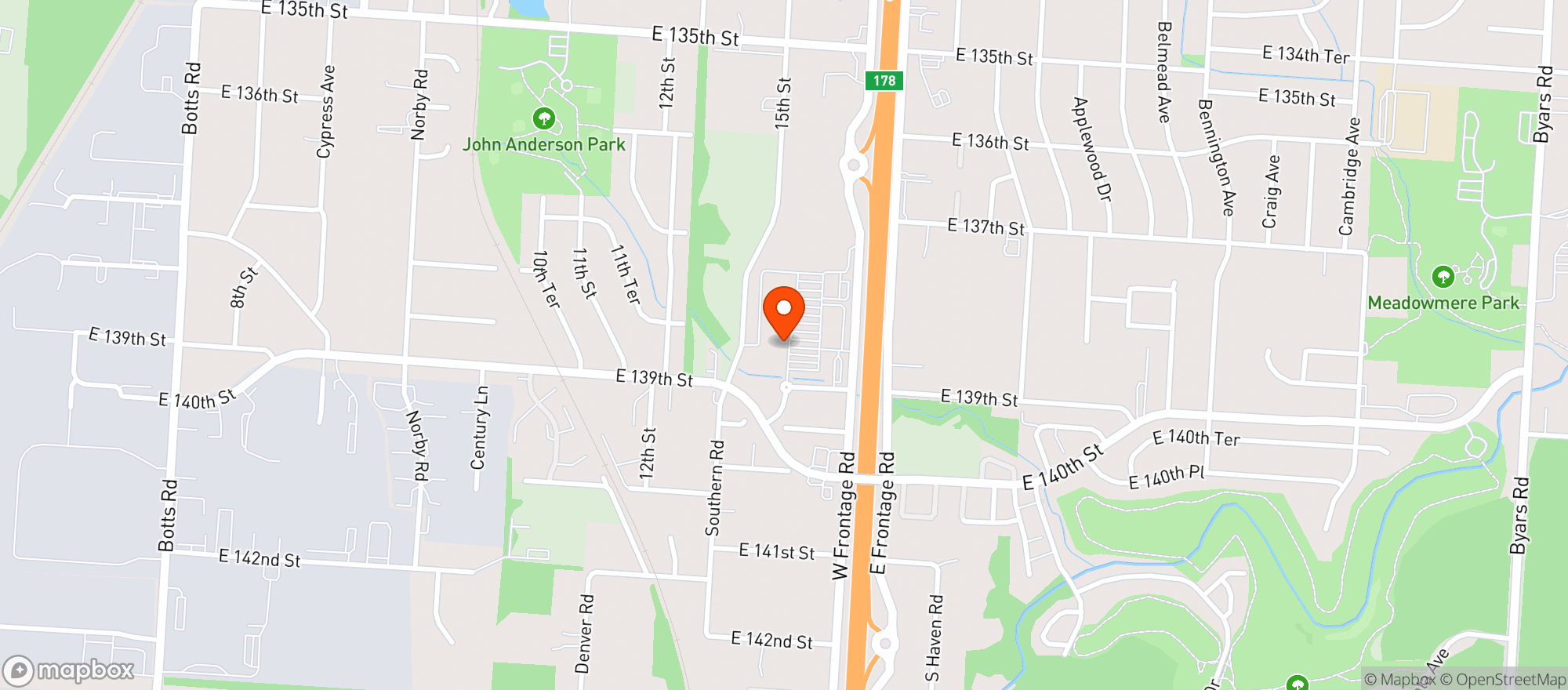 Map showing Liberty Cannabis