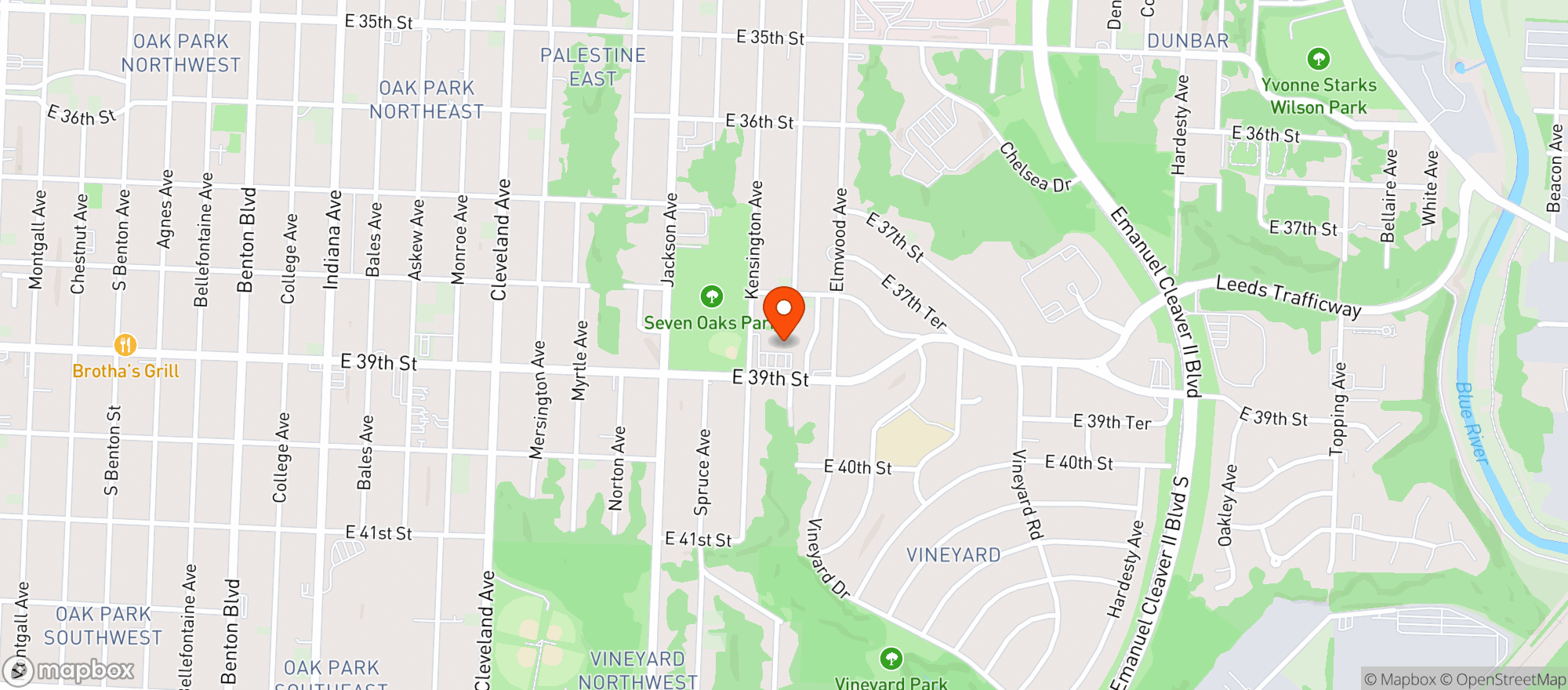 Map showing $ Worlds Liquor Xpress
