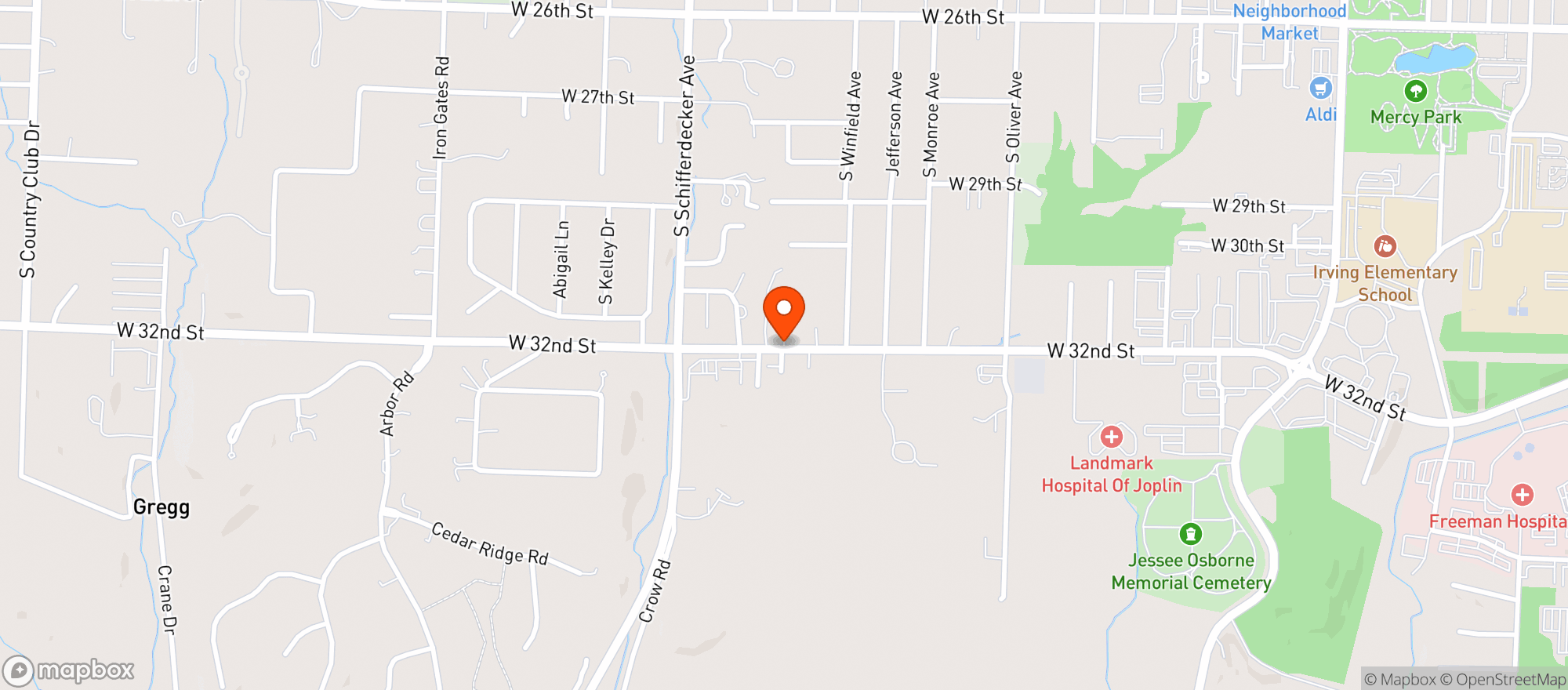 Map showing Fox Farm Whole Food
