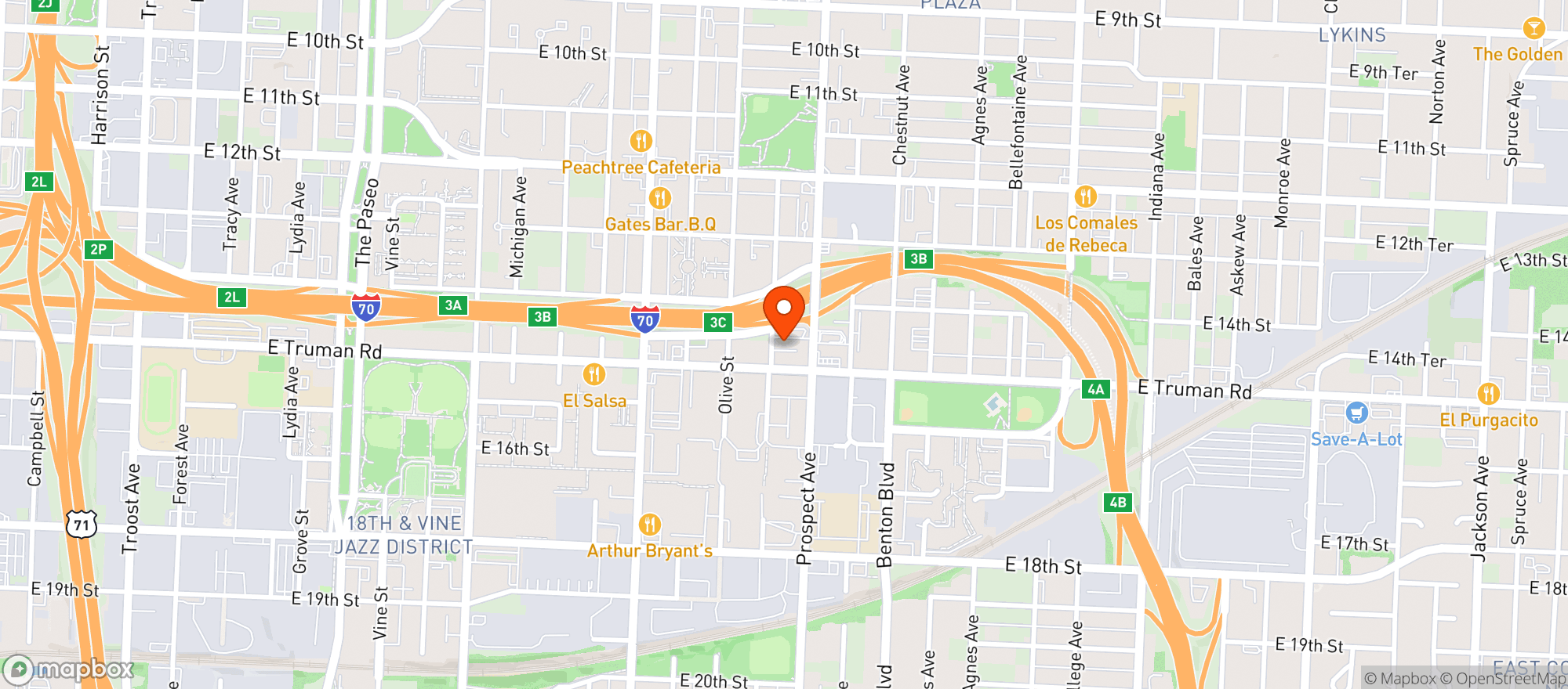 Map showing Codes - Lake St. Louis