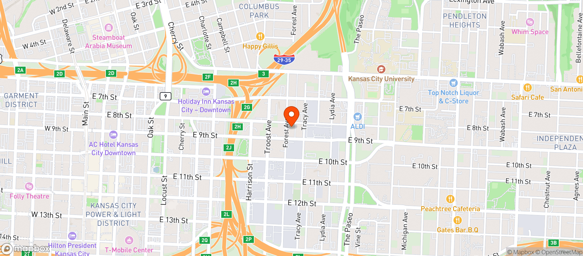 Map showing Apple Wholesale