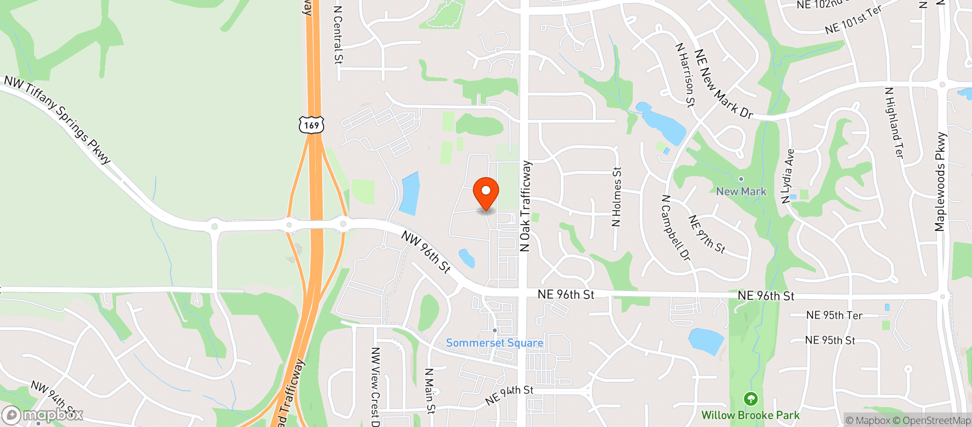 Map showing Quiktrip #221