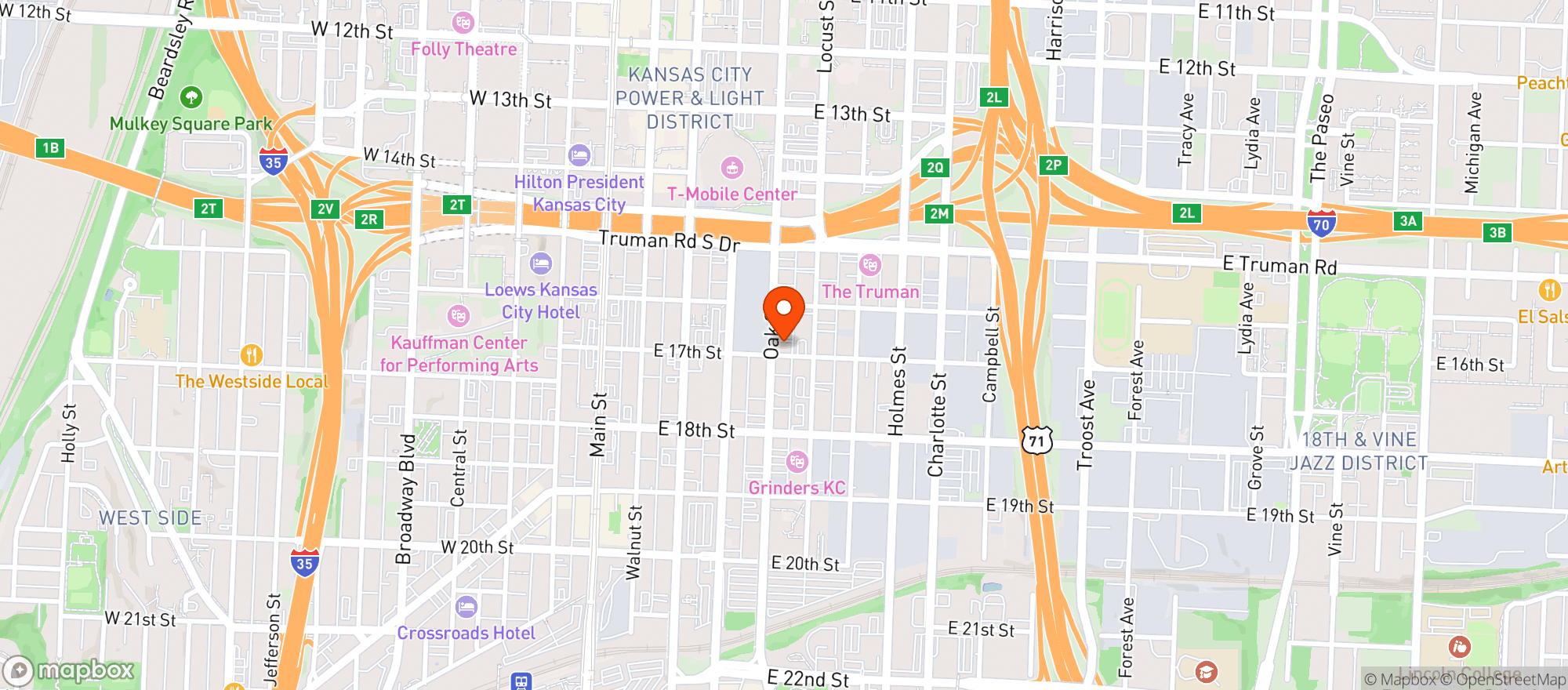 Map showing Chartreuse Saloon