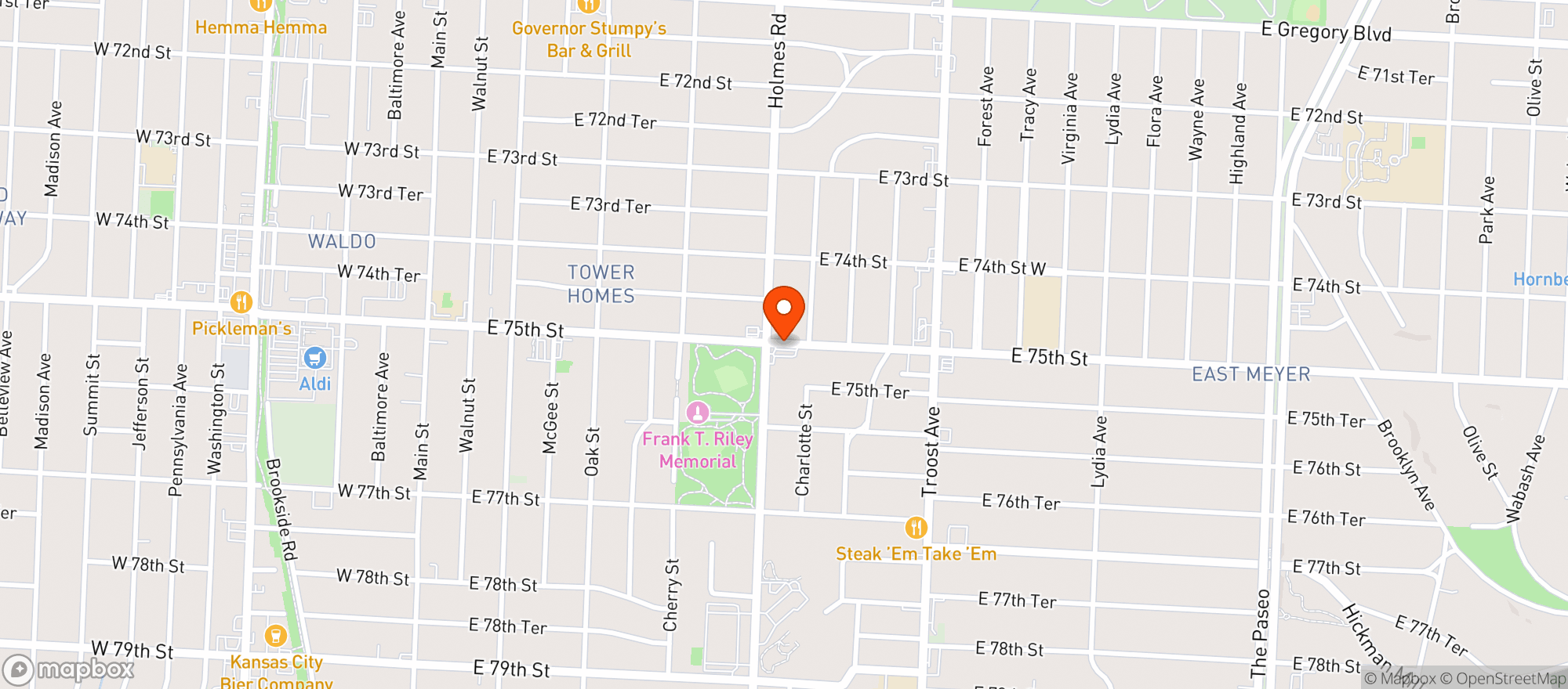 Map showing Planet Liquor & Mart