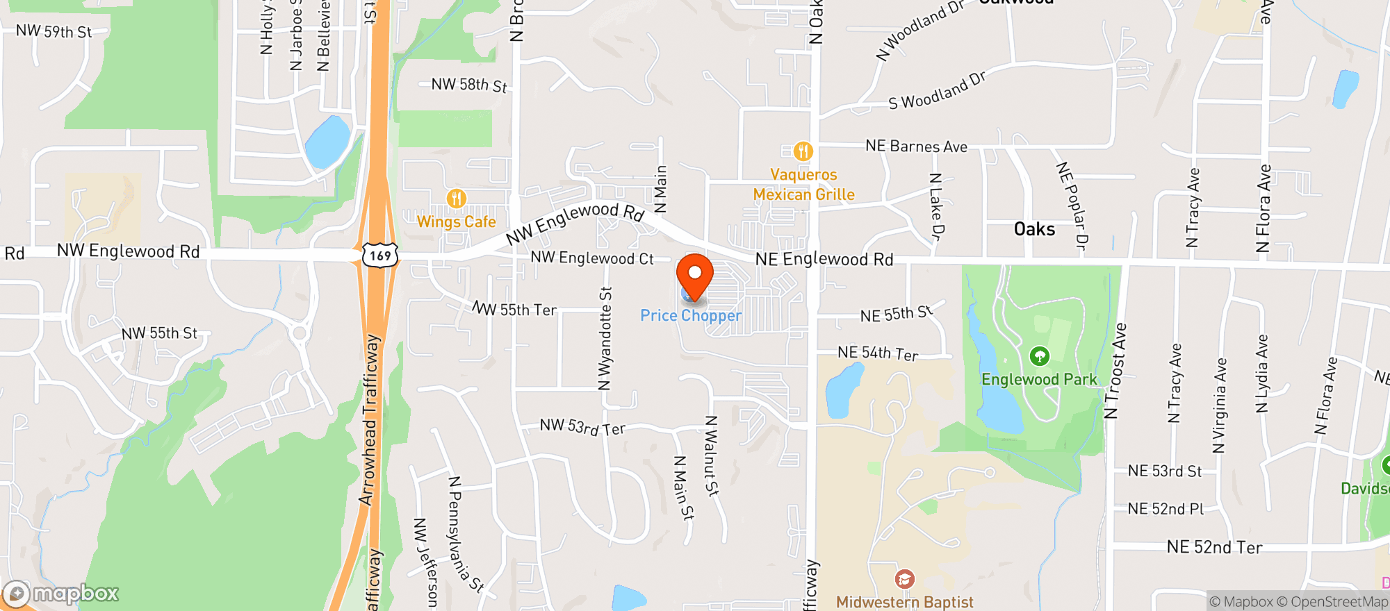 Map showing 54th Street Grill & Bar #2