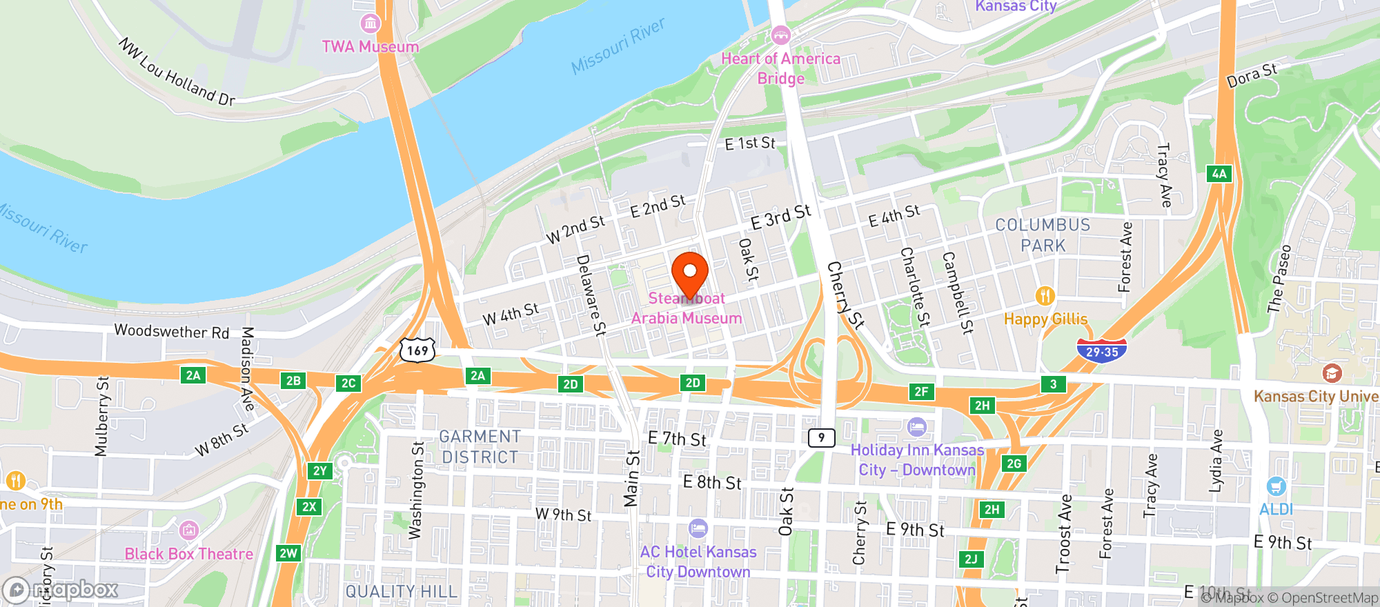 Map showing Brown & Loe