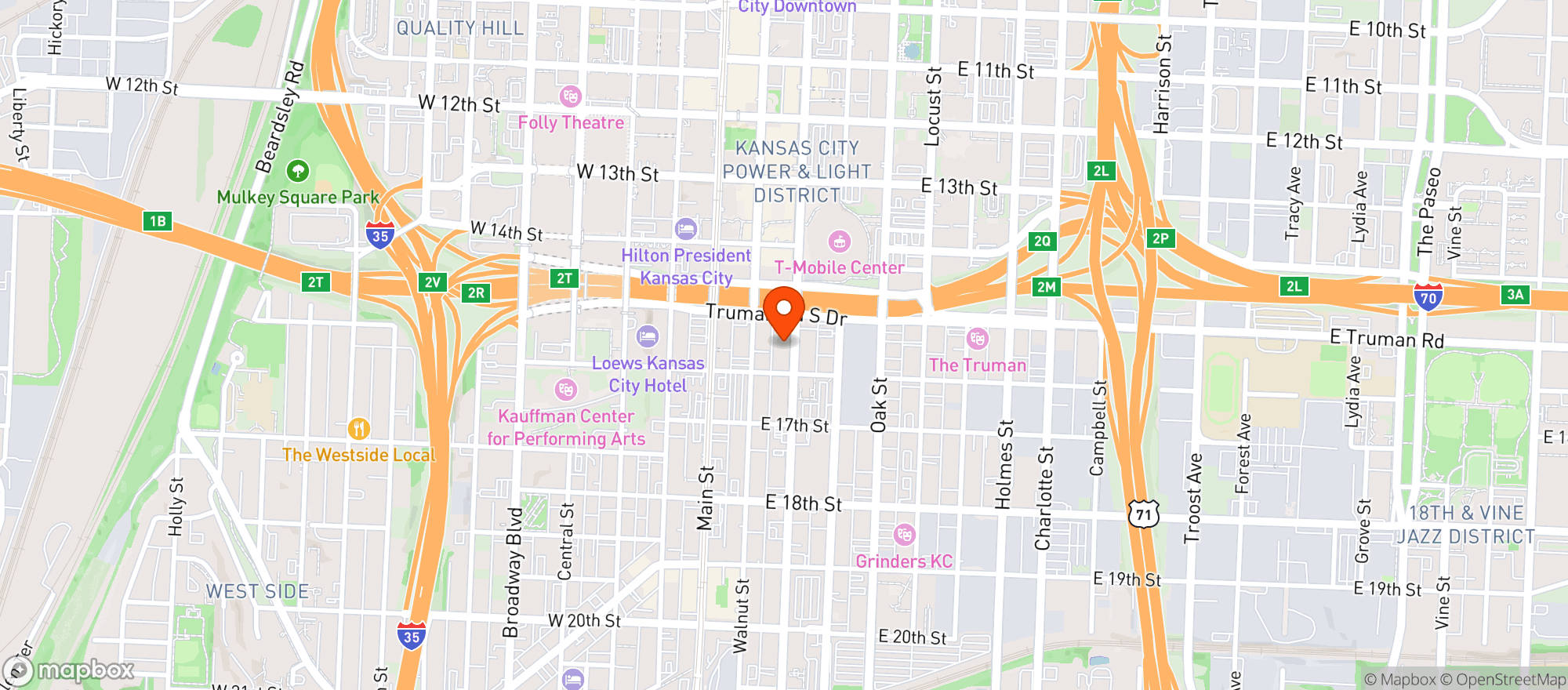 Map showing Record Bar