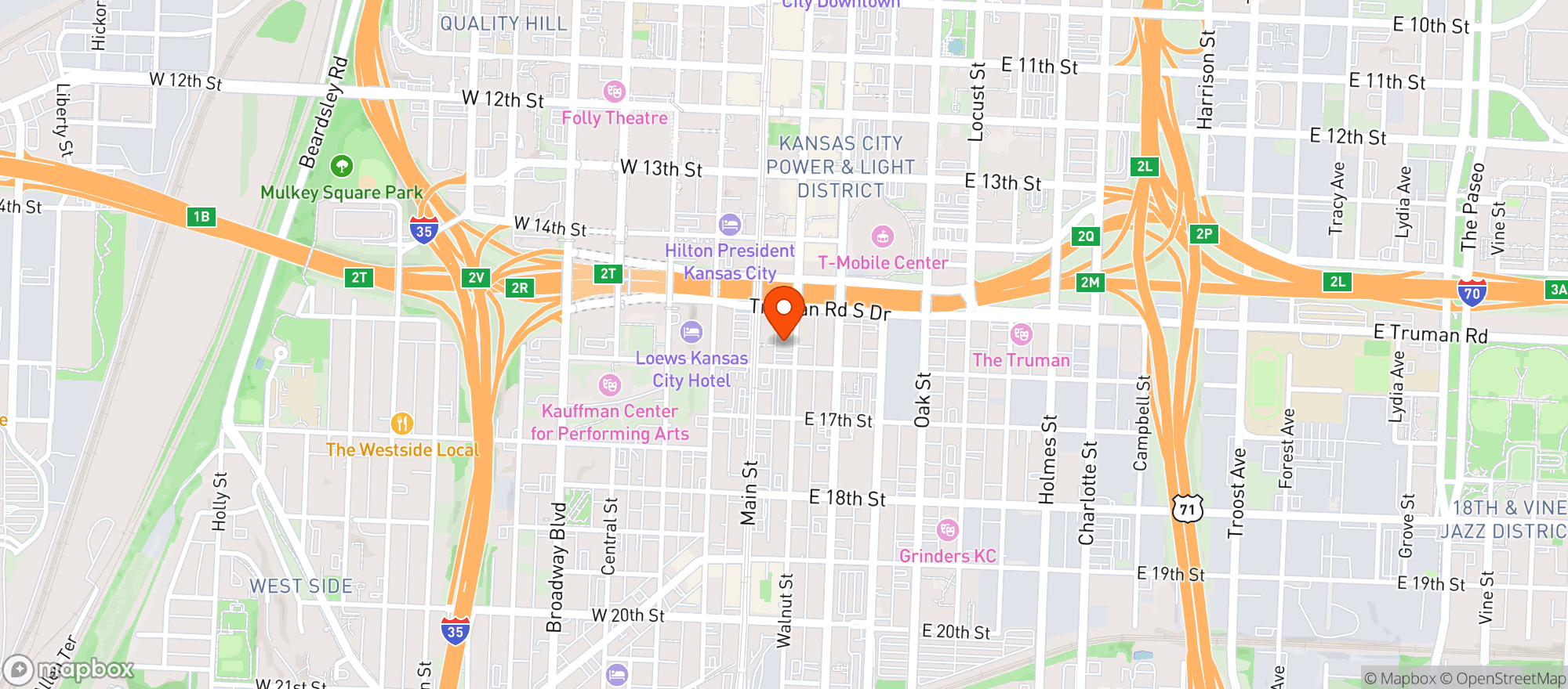 Map showing Tannin Wine Bar & Kitchen