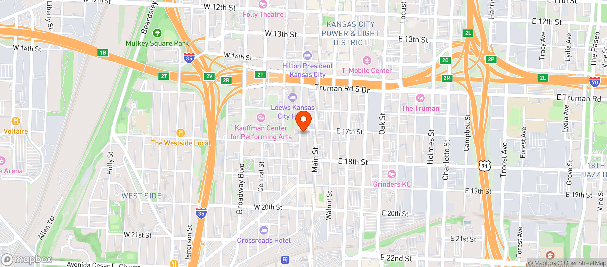 Map showing Cellar Rat Wine Merchant