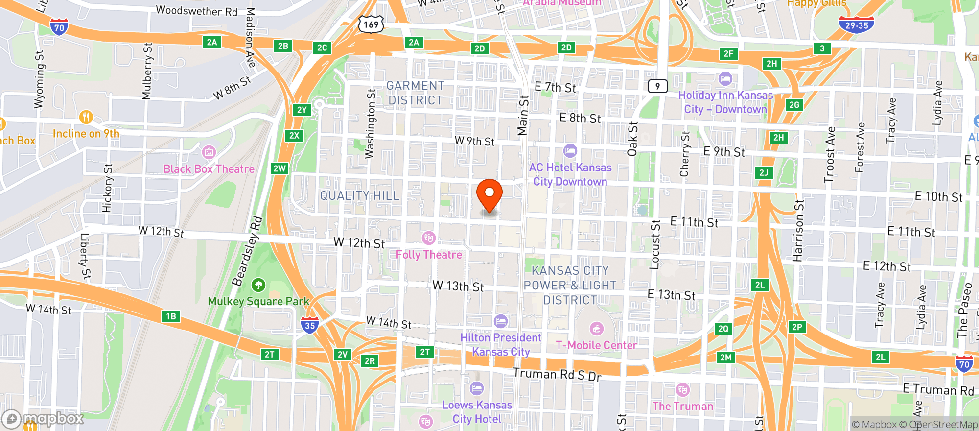 Map showing The Century Club