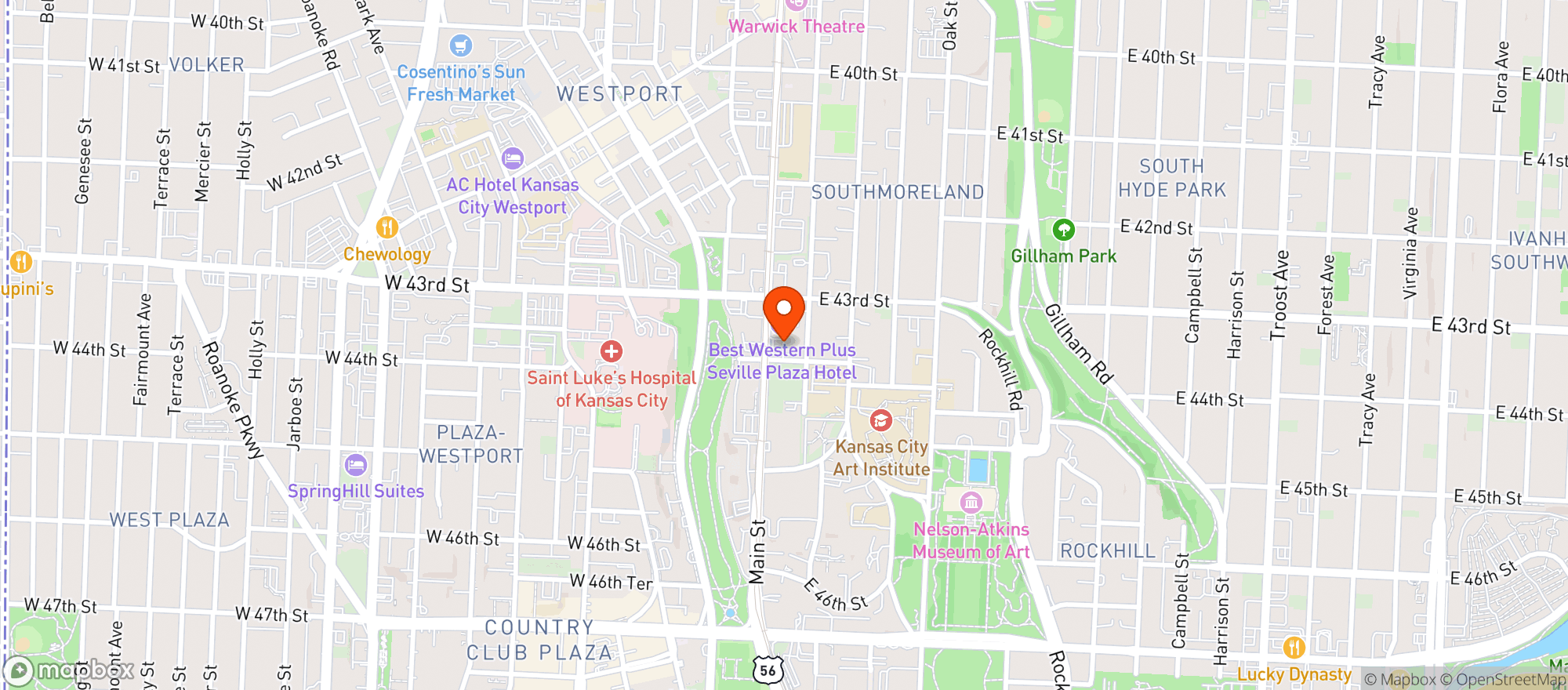 Map showing Quiktrip #184