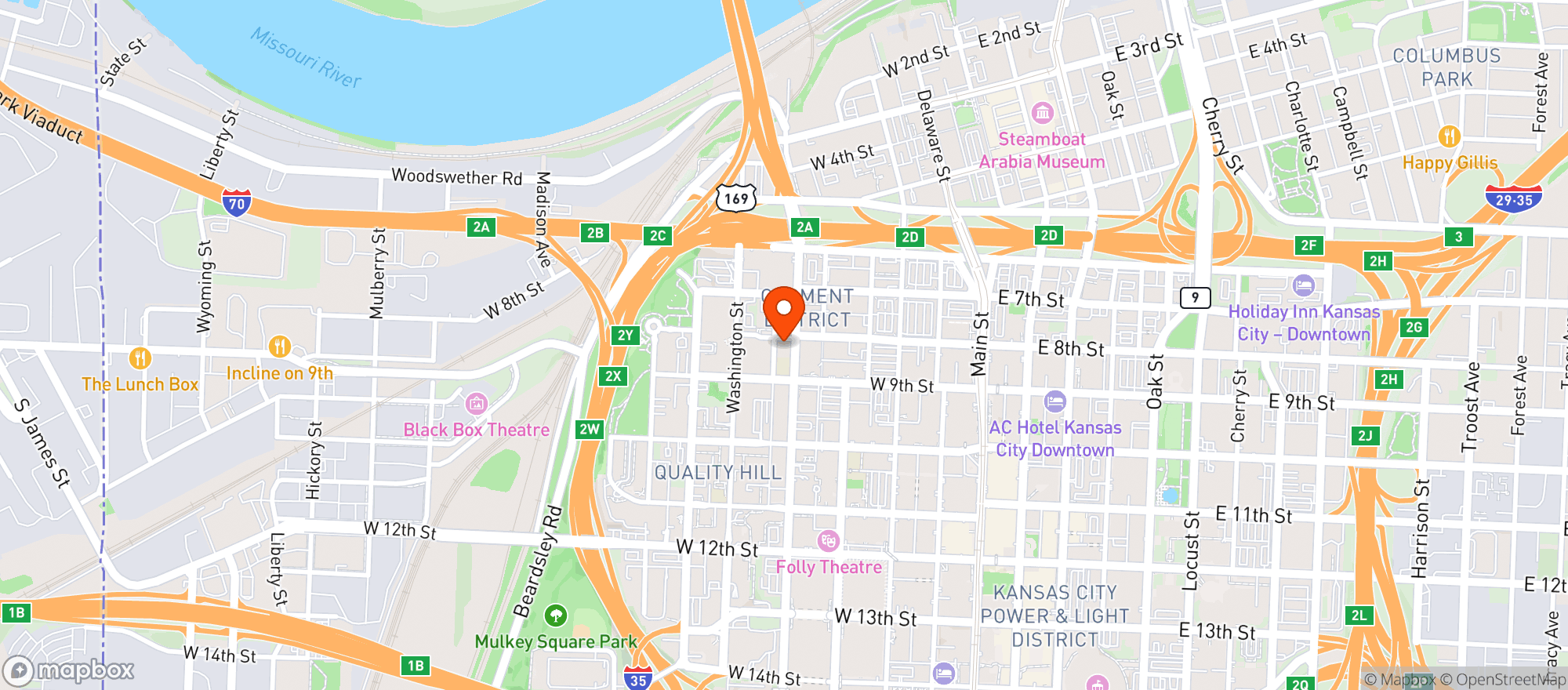 Map showing Something Good