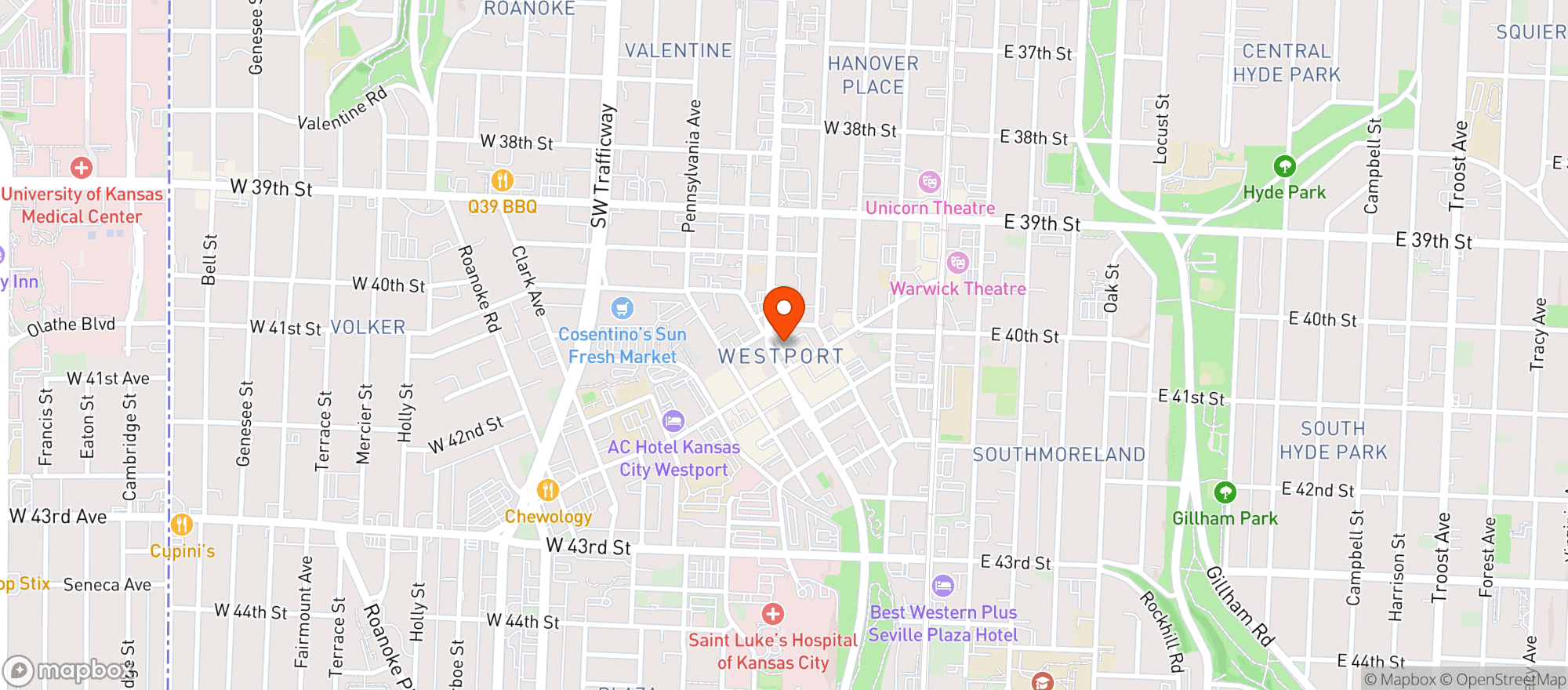 Map showing Exotic KC Vape N Smoke