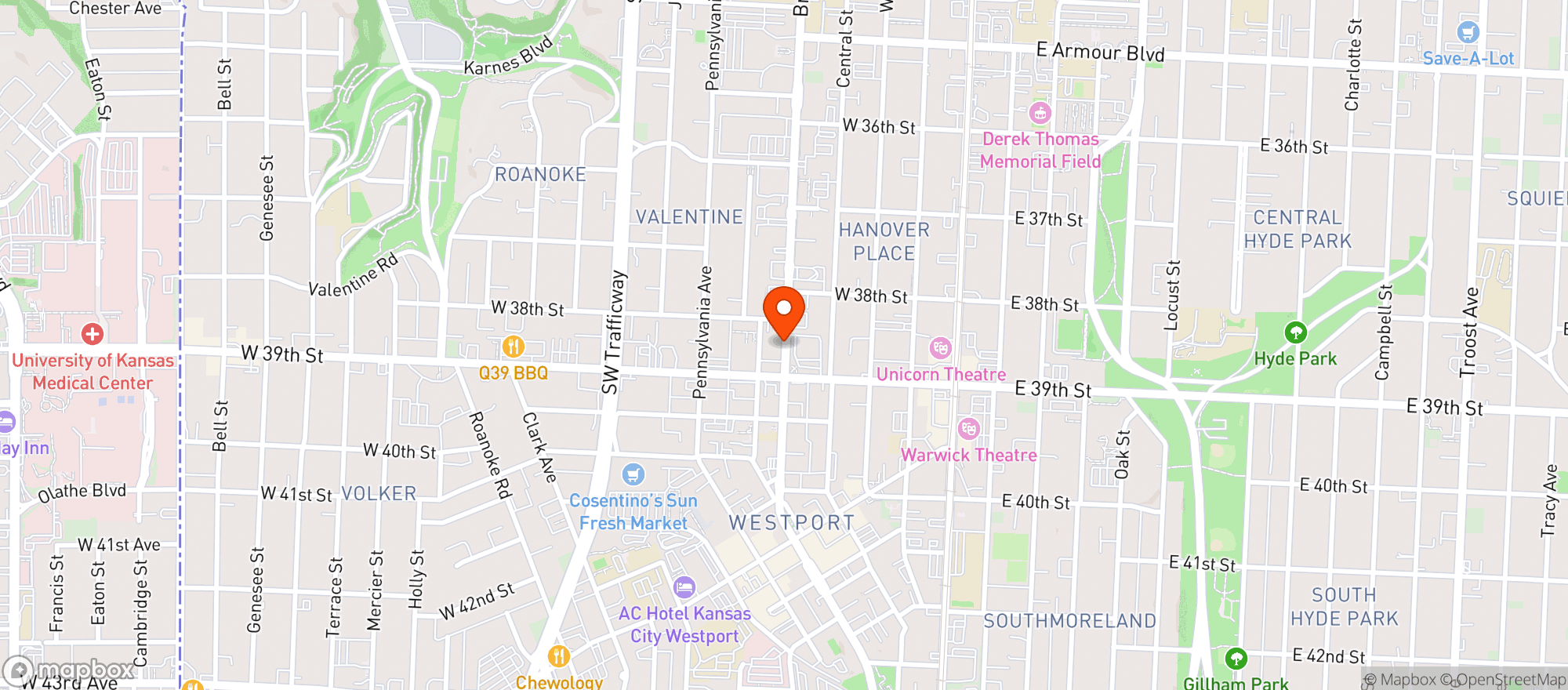 Map showing Gomers Fine Wine And Spirits