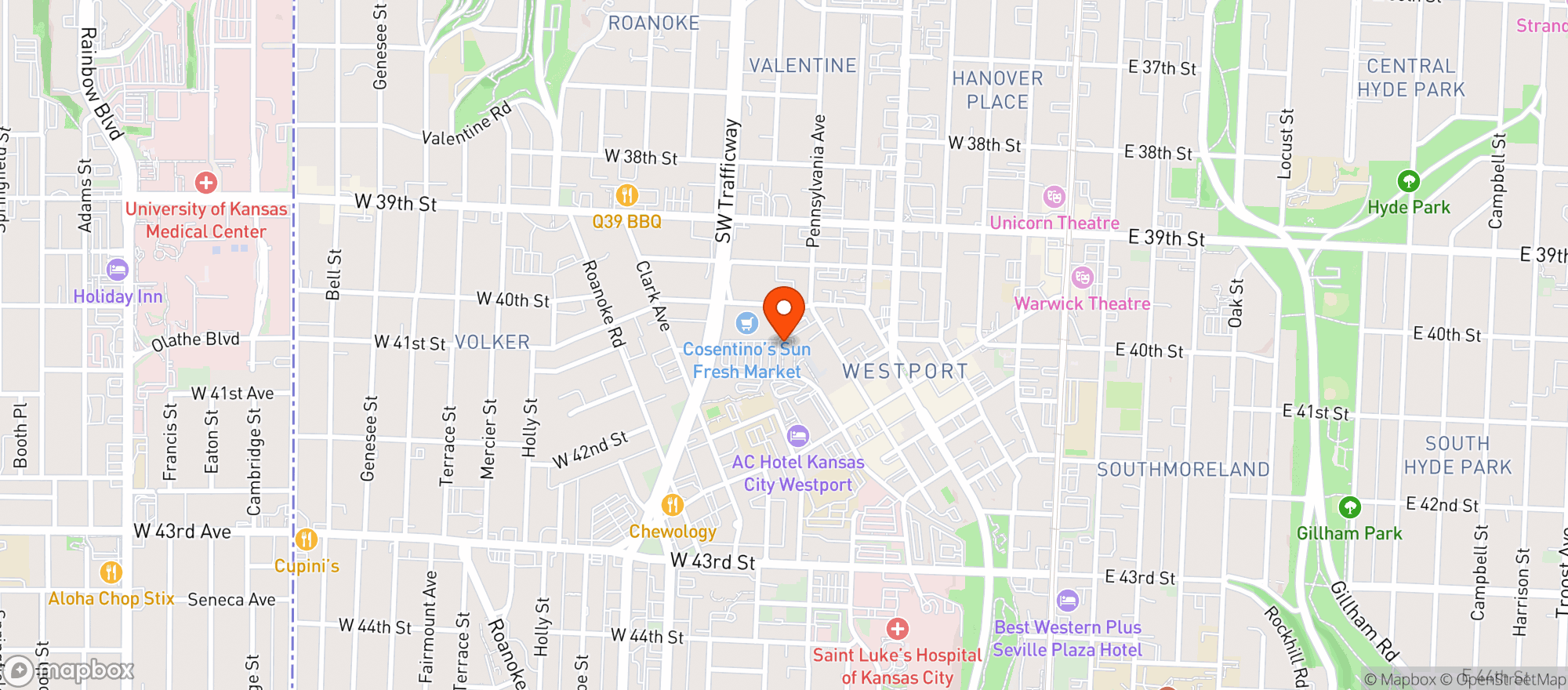 Map showing Gnc