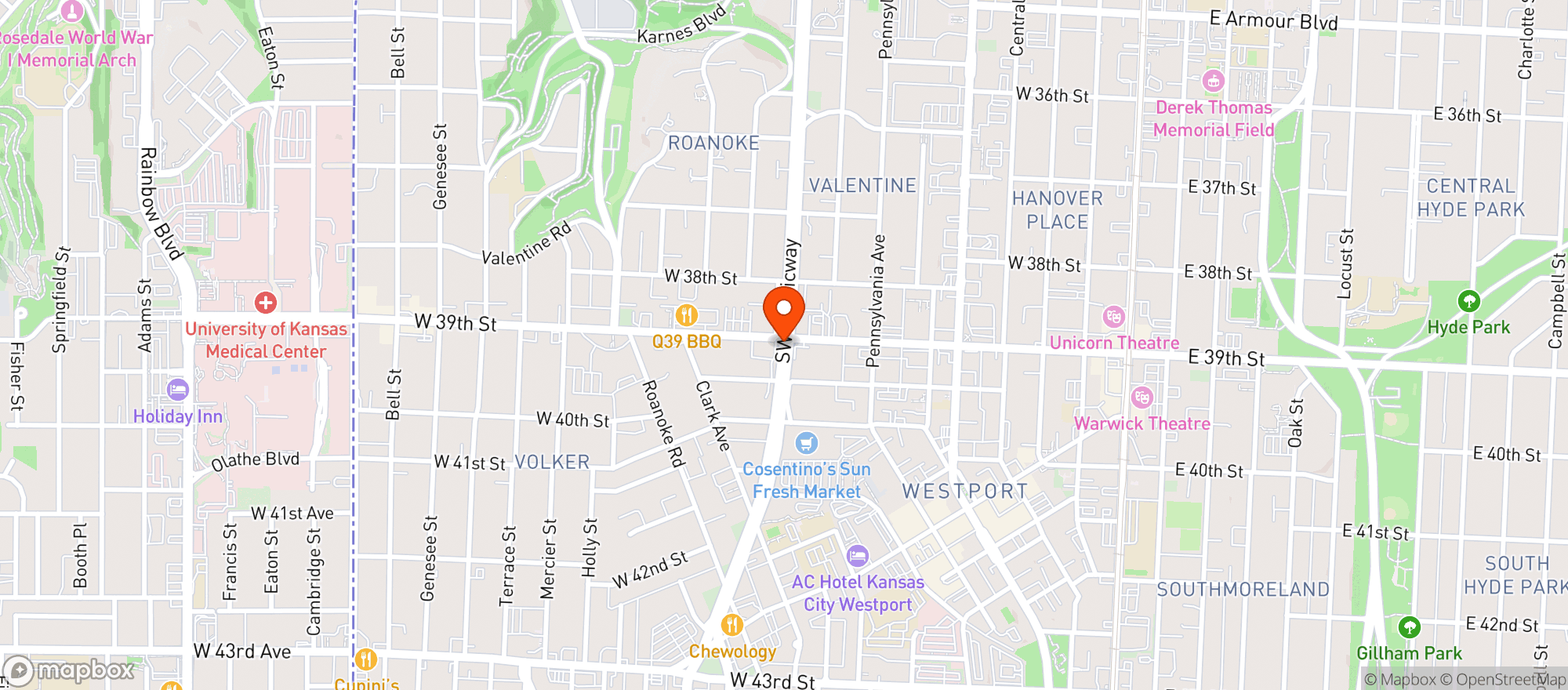 Map showing MISSIE BS