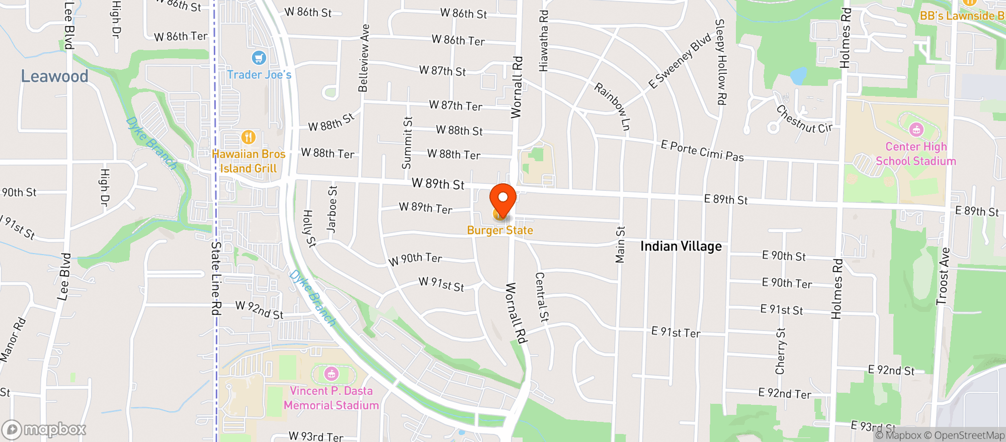 Map showing Poke A Dot Lounge