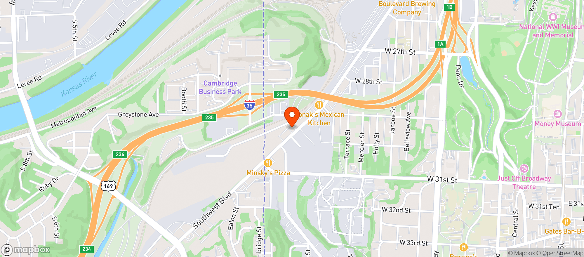 Map showing Dons Liquors