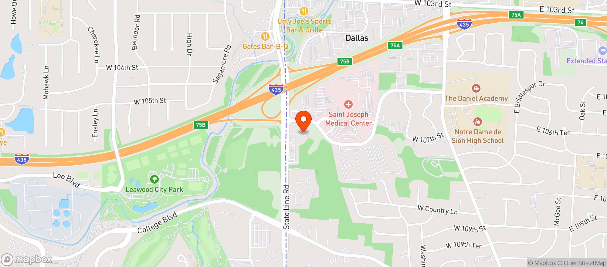 Map showing Quiktrip #178