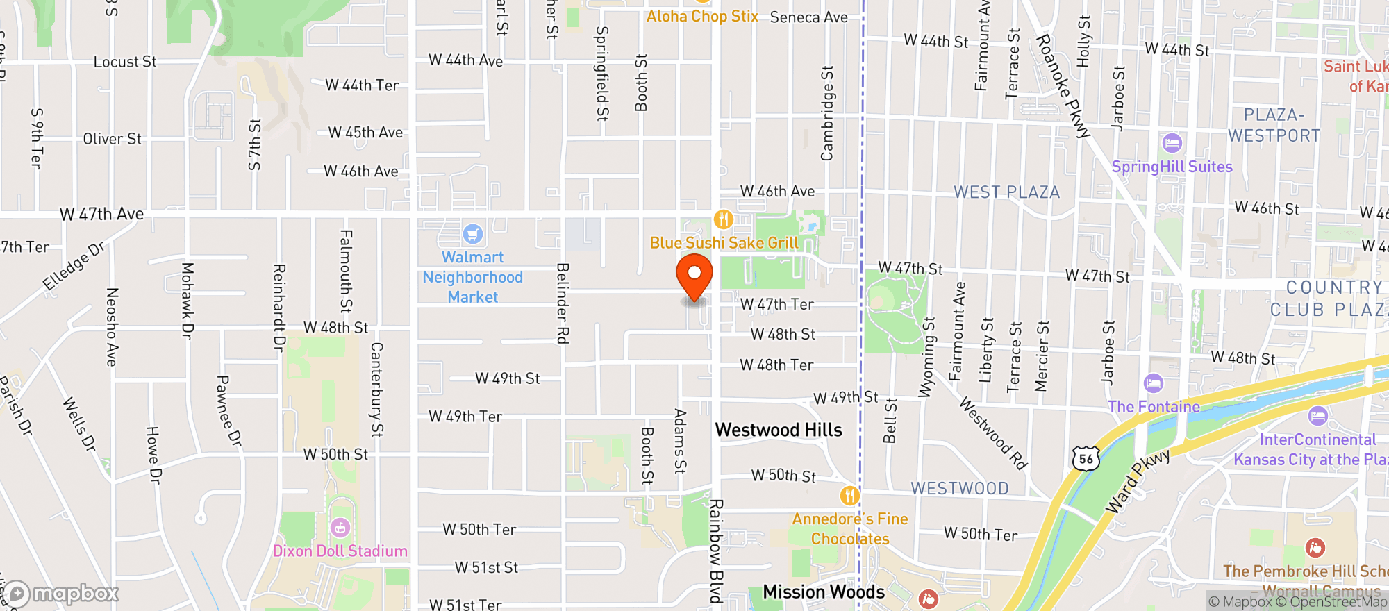 Map showing Conroys Public House