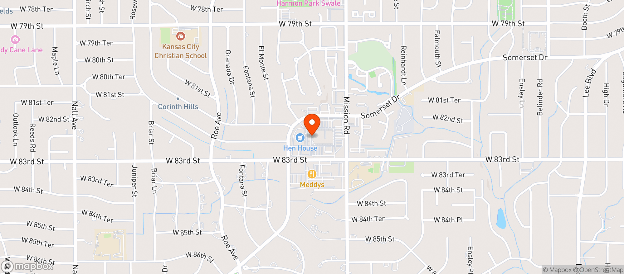 Map showing Wooten Liquor