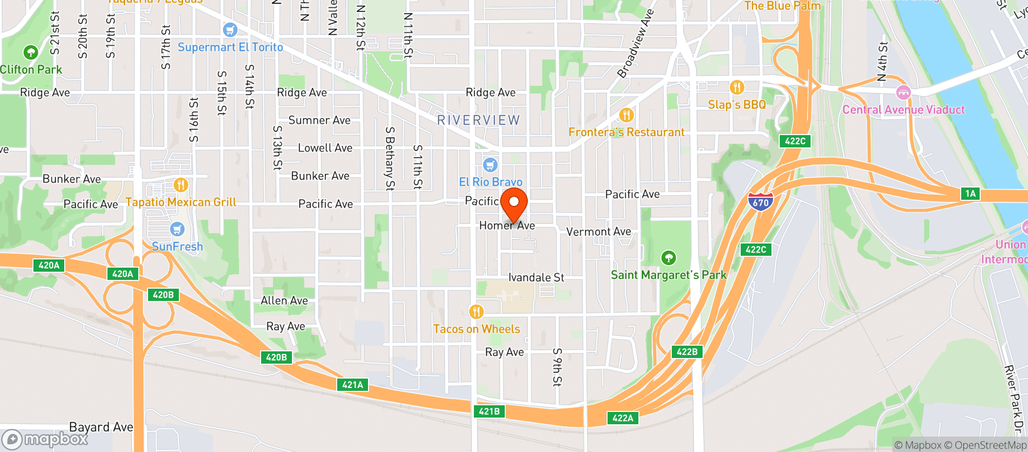 Map showing The Station #4