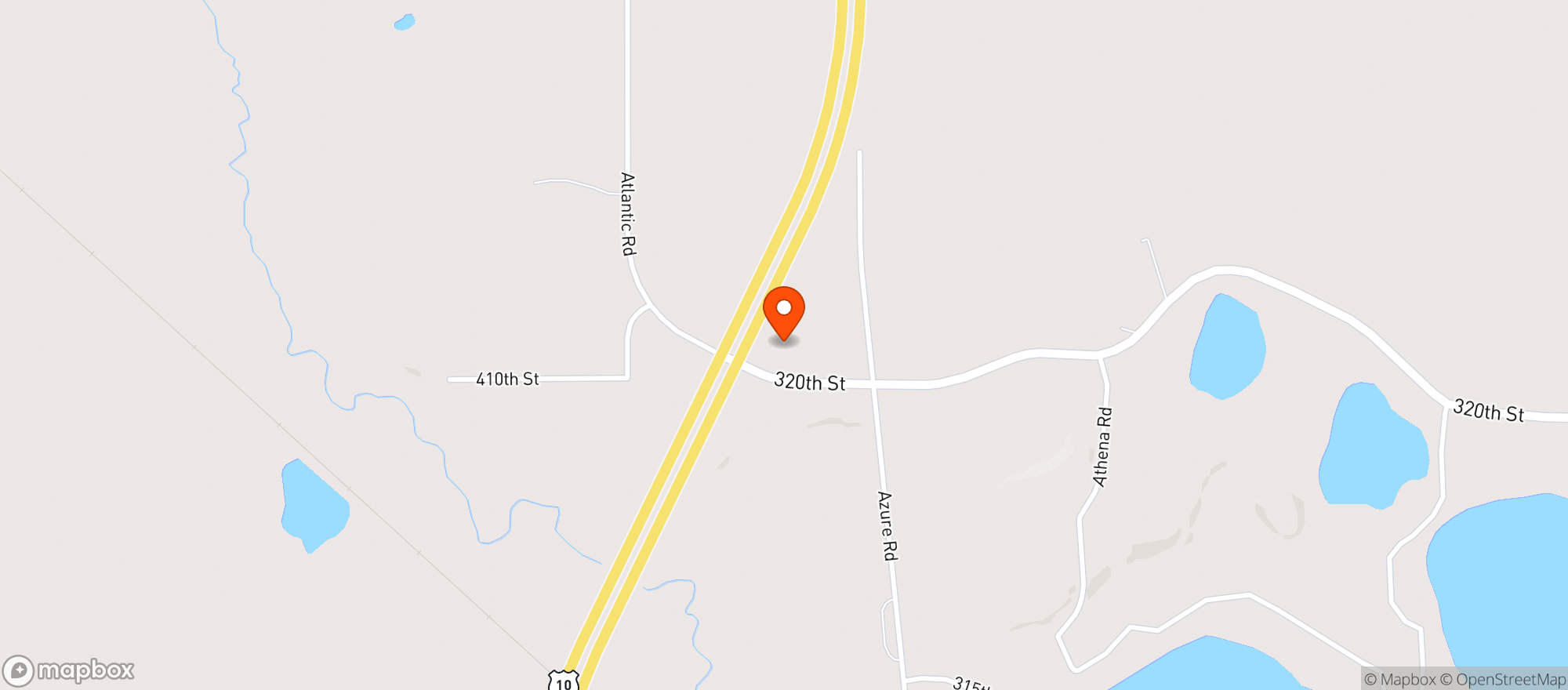Map showing LINCOLN GAS AND BAIT