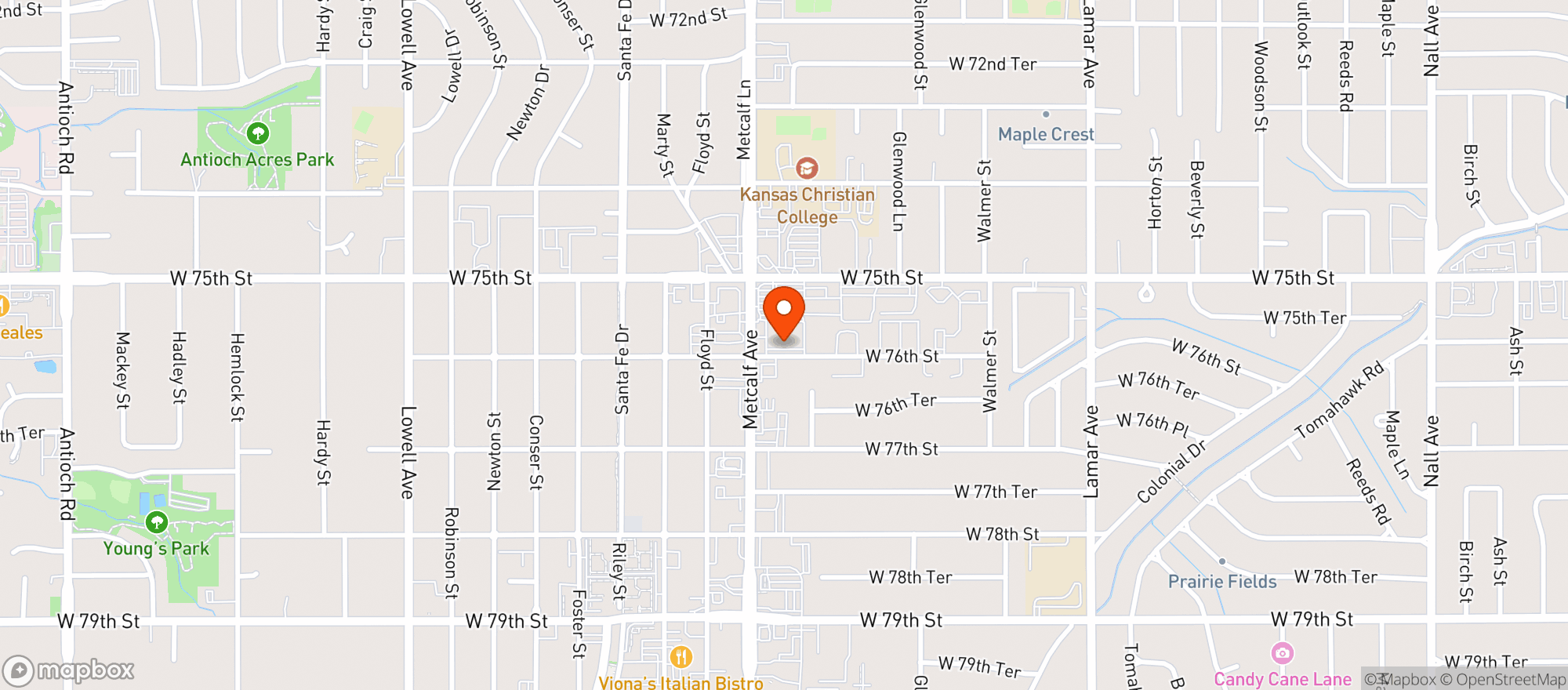 Map showing Burg & Barrel