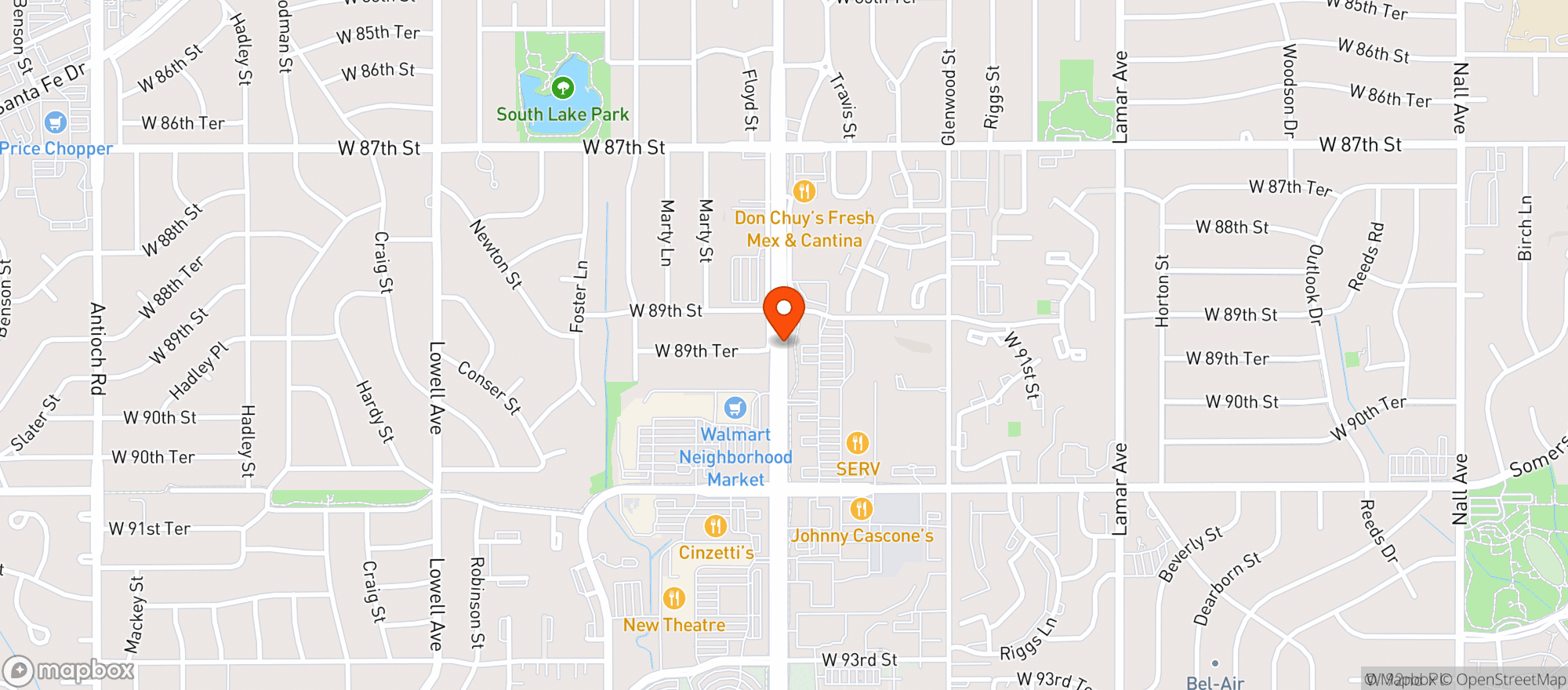 Map showing Kc Wine & Spirits
