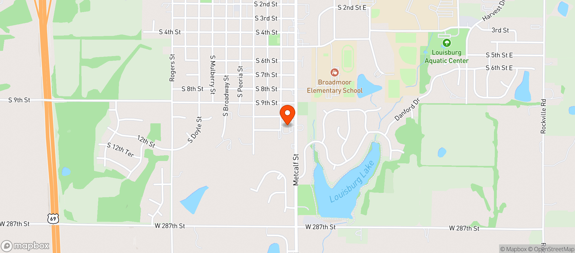 Map showing Liquor Depot