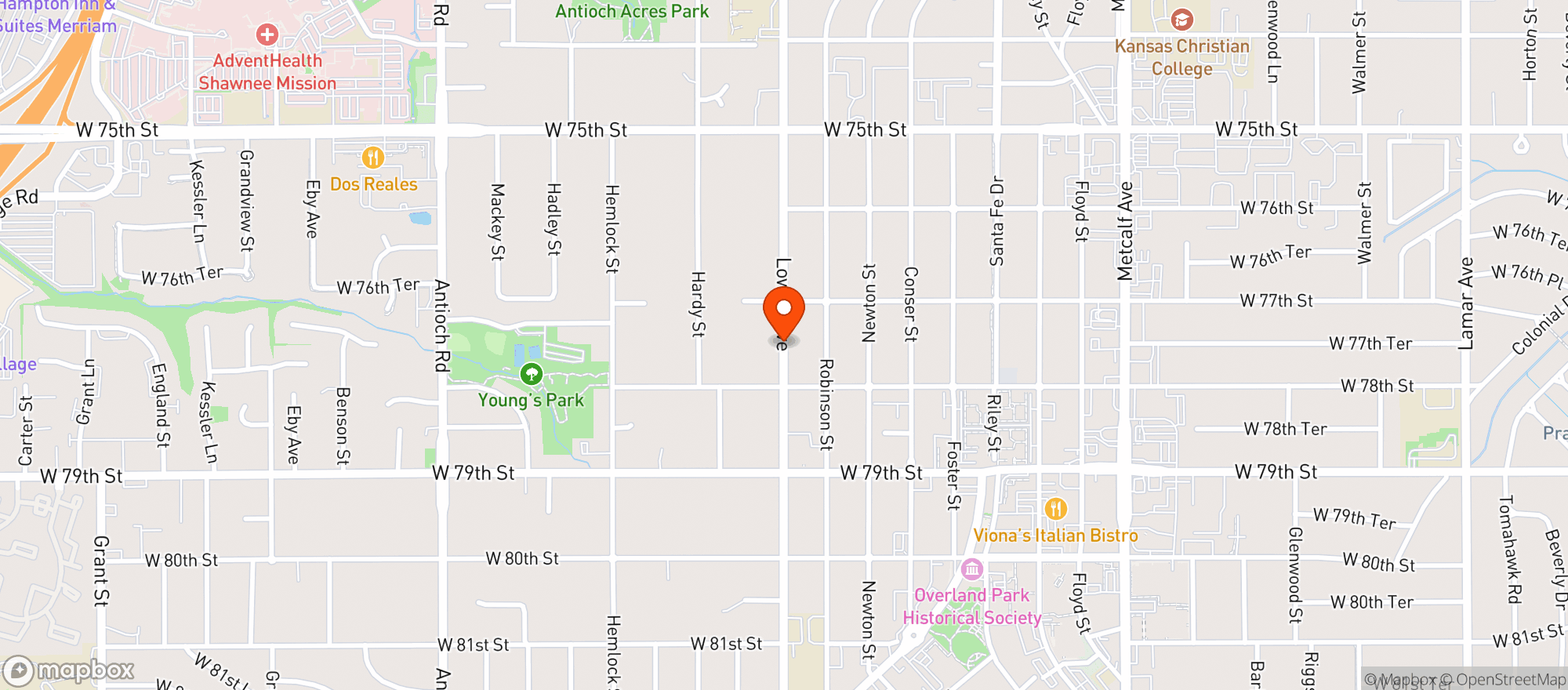 Map showing Liquor World & Food Mart