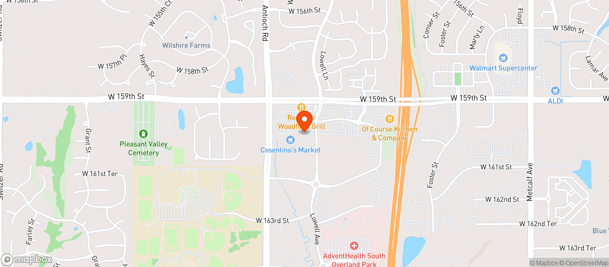 Map showing Market 48 Wine & Spirits