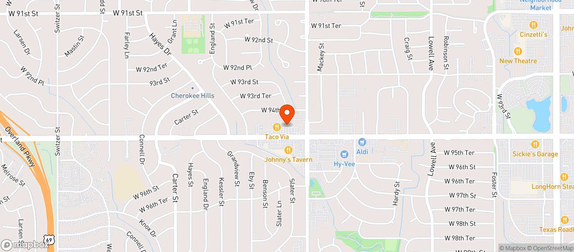 Map showing Mdl Wine & Spirits