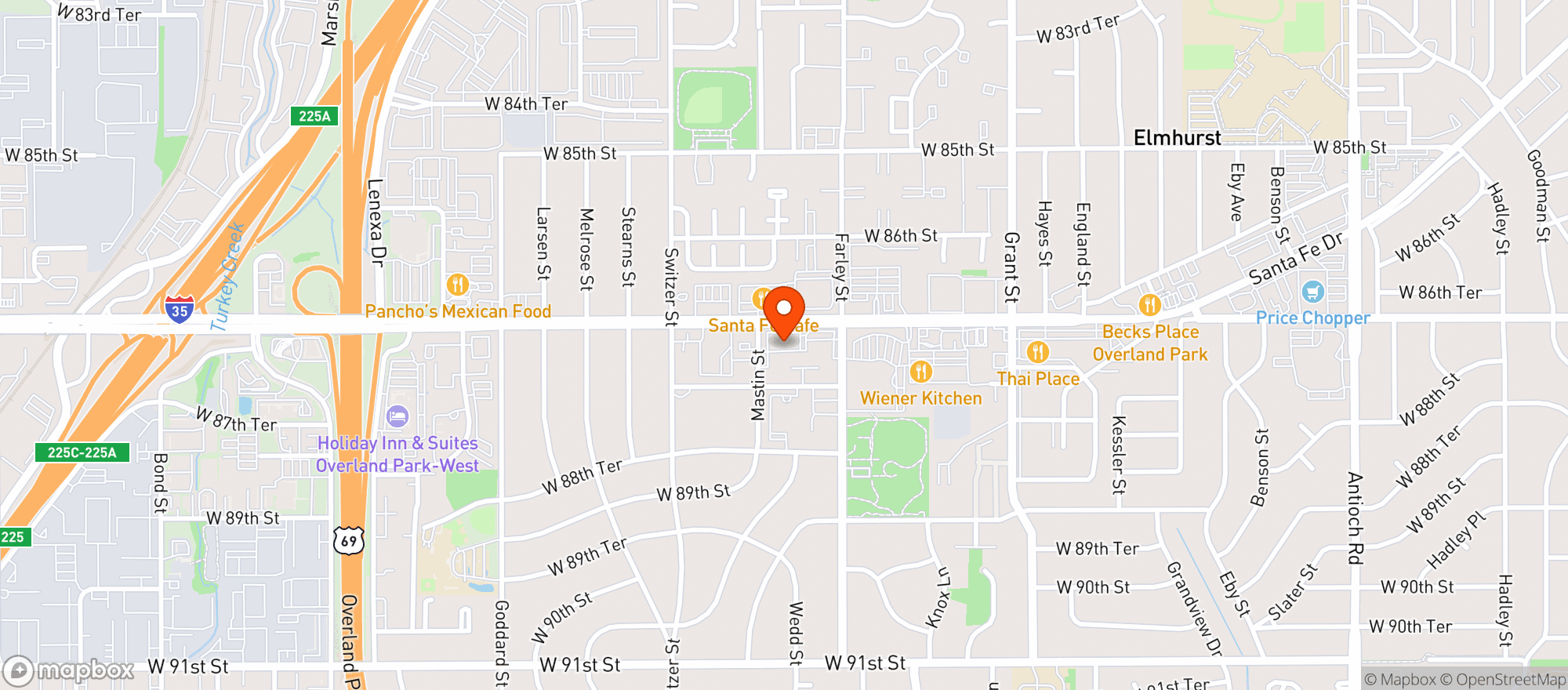 Map showing Beer Cave Wine & Spirits